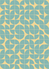 Abstract Geometric Pattern generative computational art illustration
