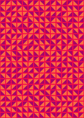 Abstract Geometric Pattern generative computational art illustration
