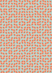 Abstract Geometric Pattern generative computational art illustration