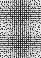 Abstract Geometric Pattern generative computational art illustration