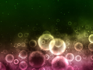 abstract light background with bubbles