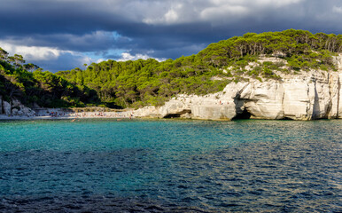 cala mitjana, menorca, balearic islands, spain
