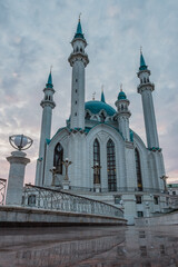 Obraz na płótnie Canvas View of the Kul-Sharif mosque in Kazan