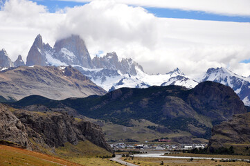 landscape in the mountains - Monte Fitz Roy - El Chalten - Argentina