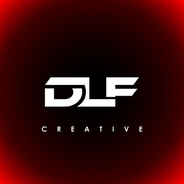 DLF Letter Initial Logo Design Template Vector Illustration