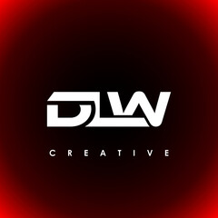 DDLW Letter Initial Logo Design Template Vector Illustration