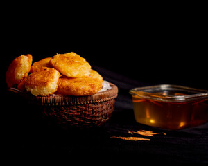 Buñuelos de yuca con queso
