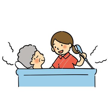 入浴介助 Images Browse 170 Stock Photos Vectors And Video Adobe Stock