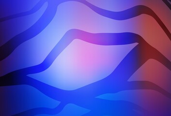 Light Blue, Red vector colorful blur backdrop.