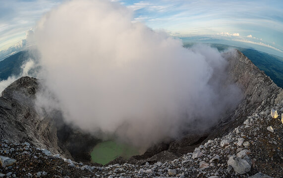 View of the Mount Kanlaon crater