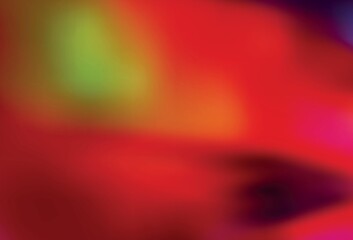 Dark Green, Red vector colorful abstract background.