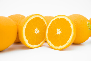 orange isolated on white background