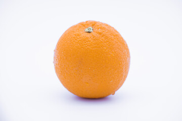 orange on white background