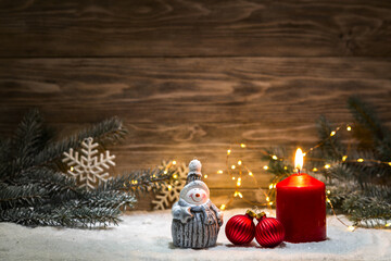 Image with christmas decorations.