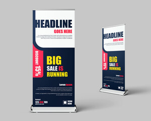 On Sale Roll-Up Banner | business template