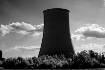 Centrale nucléaire de Golfech dans le sud-ouest près de Valence d'Agen et Moissac