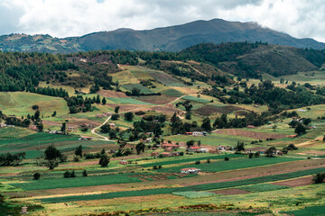 Rural landscape in Colombia