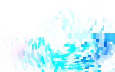 Light BLUE vector texture in rectangular style.