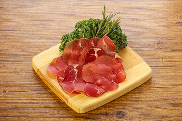 Italian cuisine - bresaola di Milano