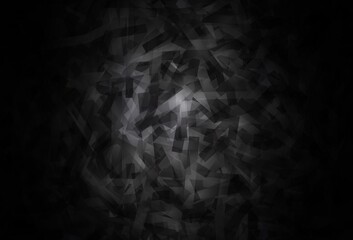 Dark Gray vector pattern with sharp lines.