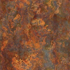 Seamless rusty metal background rust texture