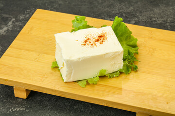 Greek traditional soft feta cheese