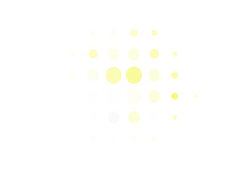 Light Yellow vector pattern with spheres.