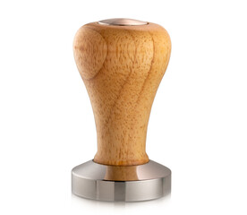 espresso tamper isolated on a white background
