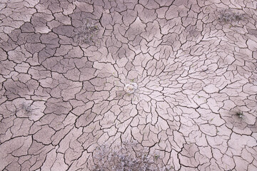 Beautiful texture of volcanic cracks.