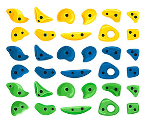 Climbing wall vector illustration

