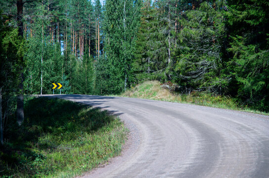 Sharp Activity Road Road On A Sharp Turns