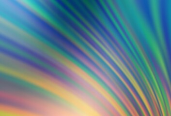 Light Blue, Yellow vector blurred template.