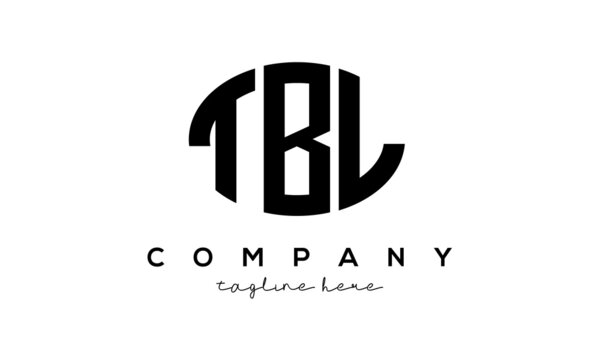 TBL three Letters creative circle logo design