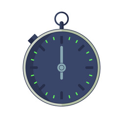 Stopwatch vector illustration icon for web design.