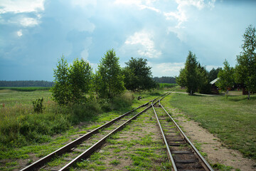railway in the countryside