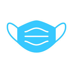 Vector Medical Mask Mouth Guard Face Mask Icon