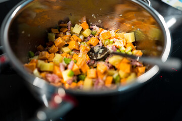 stew with vegetables