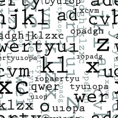 abstract background with alphabet	