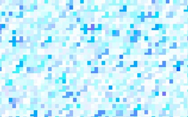 Light BLUE vector texture in rectangular style.