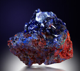 .azurite mineral specimen stone rock geology gem crystal