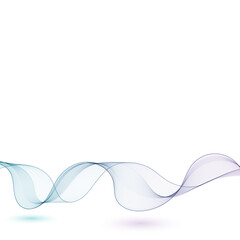 color vector curve. abstract wave. modern illustration. eps 10