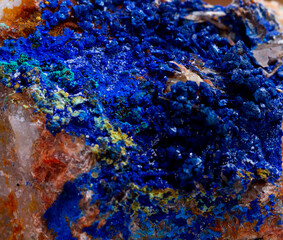 .azurite mineral specimen stone rock geology gem crystal