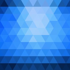 triangle background. vector geometric blue illustration. template for presentation. eps 10