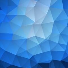 blue triangle background. vector geometric illustration. template for presentation . eps 10