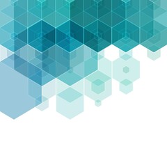 abstract illustration. vector hexagon background. eps 10