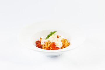 Pasta burrata e pomodorini
