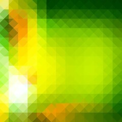Fototapeta na wymiar green yellow geometric background. Abstract illustration