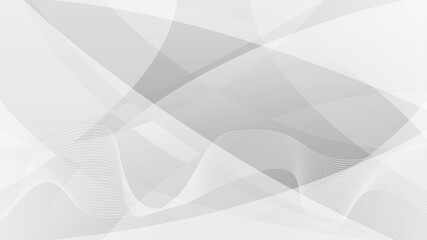 White and grey background Corporate technology modern design Pattern style geometric Abstract modern background used about technology or product presentation backdrop.