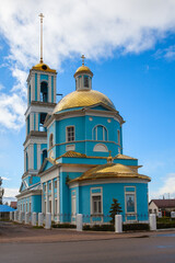 Fototapeta na wymiar Vvedenskaya Russian Orthodox Church in the city of Kashira, Russia