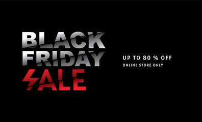 Black Friday, sale, banner design template, limited time only, abstract background, vector.